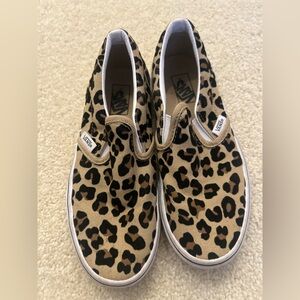 Vans Animal Print Slip-On Shoes